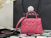 Chanel Coco Caviar Pink Mini Size 13x19x9cm - 6