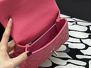 Chanel Coco Caviar Pink Mini Size 13x19x9cm - 4