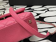 Chanel Coco Caviar Pink Mini Size 13x19x9cm - 2