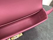 Celine Triomphe Shoulder Bag Pink Size 20x10x4cm - 3