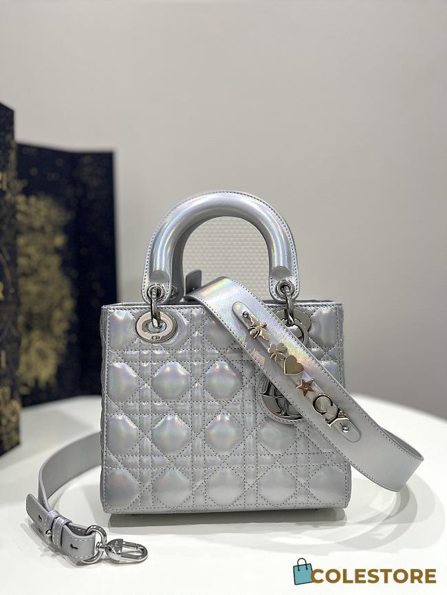 Lady Dior Silver Size 20*8*17cm - 1