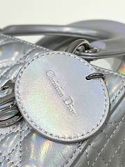 Lady Dior Silver Size 20*8*17cm - 6