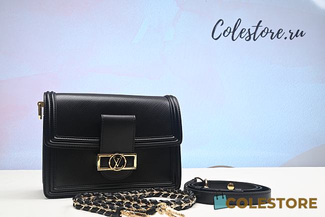 Louis Vuitton Dauphine MM Calfskin Leather 25cm - 1