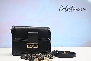 Louis Vuitton Dauphine MM Calfskin Leather 25cm