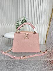 Louis Vuitton Capucines Light Pink Size 27 x 18 x 9cm - 1