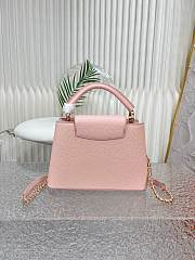 Louis Vuitton Capucines Light Pink Size 27 x 18 x 9cm - 3