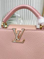 Louis Vuitton Capucines Light Pink Size 27 x 18 x 9cm - 5