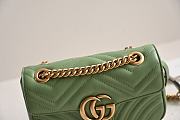 Gucci Marmont Green 446744 Size 23*14*6cm - 5