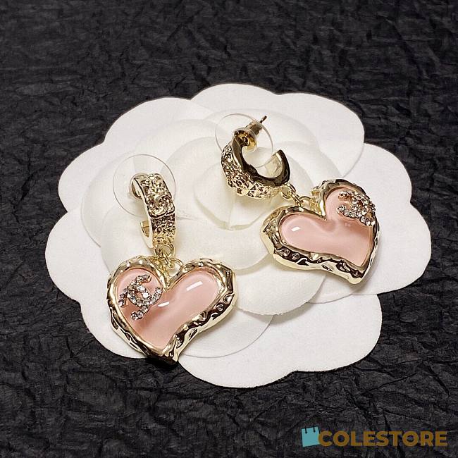 Chanel Heart Earrings  - 1