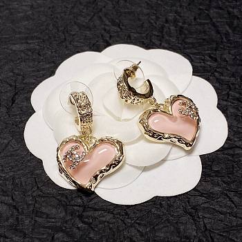 Chanel Heart Earrings 