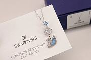 Swarovski Necklace Blue  - 4