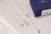 Swarovski Necklace Blue  - 6