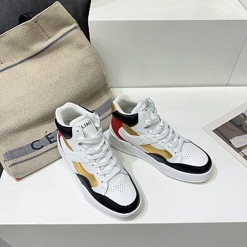 Celine High Top Sneaker In Calfskin Leather Woman & Men