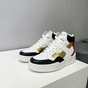 Celine High Top Sneaker In Calfskin Leather Woman & Men - 6