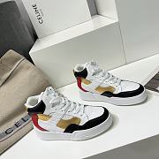 Celine High Top Sneaker In Calfskin Leather Woman & Men - 2