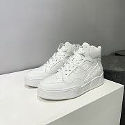 	 Celine High Top Sneaker White In Calfskin Leather Woman & Men - 4