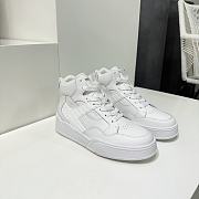 	 Celine High Top Sneaker White In Calfskin Leather Woman & Men - 5