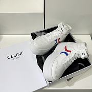 Celine Sneakers With Velcro And Wedge In Calfskin  - 4
