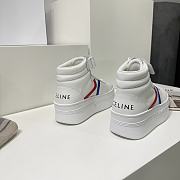 Celine Sneakers With Velcro And Wedge In Calfskin  - 6