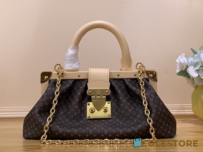 Louis Vuitton Monogram Clutch Brown  m46544  Size 28x14x10cm - 1