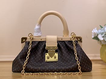 Louis Vuitton Monogram Clutch Brown  m46544  Size 28x14x10cm