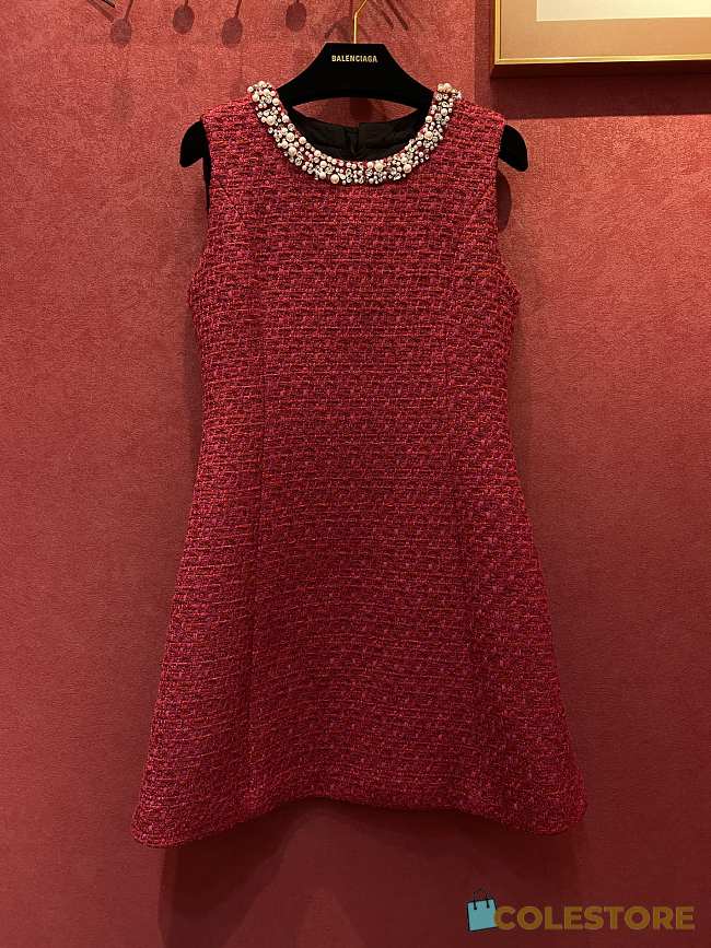 Miu Miu Dress Red  - 1