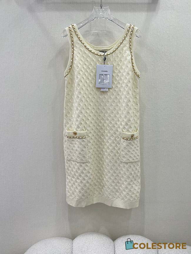 Chanel Dress White  - 1