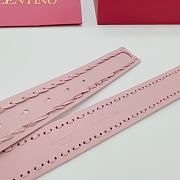 VALENTINO GARAVANI Light Pink Belt 4cm - 3