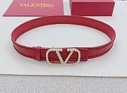 	 VALENTINO GARAVANI Red Belt 4cm - 1