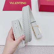 	 VALENTINO GARAVANI White  Belt 4cm - 5