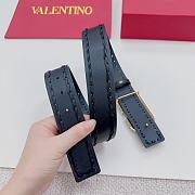 	 VALENTINO GARAVANI Black Belt 4cm - 2