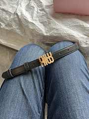 Miu Miu Black Belt 2cm - 1