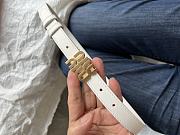 Miu Miu White Belt 2cm - 5