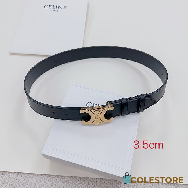 Celine Black Belt 3.5cm - 1
