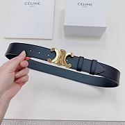 Celine Black Belt 3.5cm - 3