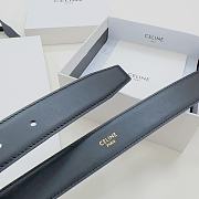 	 Celine Black Belt 3cm - 5