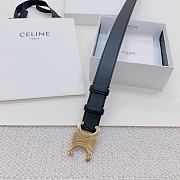 	 Celine Black Belt 3cm - 6