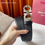  Ferragamo Belt Sliver Hardware 3.5cm - 5