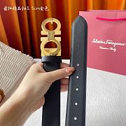  Ferragamo Gold Hardware Belt Size 3.5cm - 3