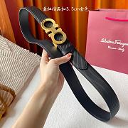  Ferragamo Gold Hardware Belt Size 3.5cm - 2