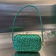 Bottega Veneta Knot On Strap Green 717623 20x12x5x5cm - 1