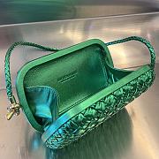 Bottega Veneta Knot On Strap Green 717623 20x12x5x5cm - 2