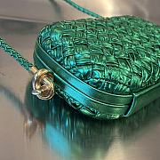 Bottega Veneta Knot On Strap Green 717623 20x12x5x5cm - 3