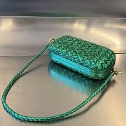 Bottega Veneta Knot On Strap Green 717623 20x12x5x5cm - 5