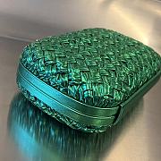 Bottega Veneta Green Knot Clutch Bag M9988 19x11.5x5cm - 2