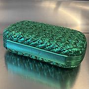 Bottega Veneta Green Knot Clutch Bag M9988 19x11.5x5cm - 6