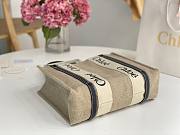 Chloe Large Woody tote bag in cotton canvas 45*33*13cm  - 6