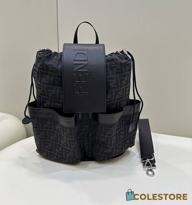 Fendi Black Backpack Size 31.5- 16- 36cm - 1