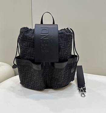 Fendi Black Backpack Size 31.5- 16- 36cm