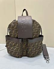 	 Fendi Brown Backpack Size 31.5- 16- 36cm - 1